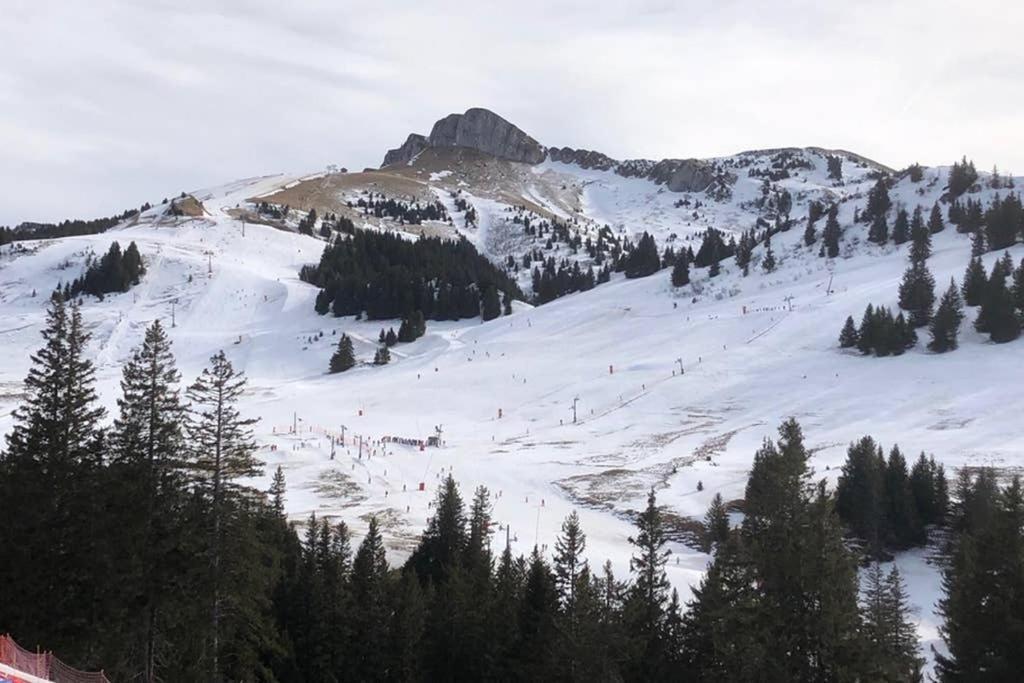 Studio Agreable Et Cosy Avec Vue Sur Les Memises Thollon-les-Memises Buitenkant foto